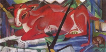 Expresionismo Painting - El expresionista mundial de las vacas